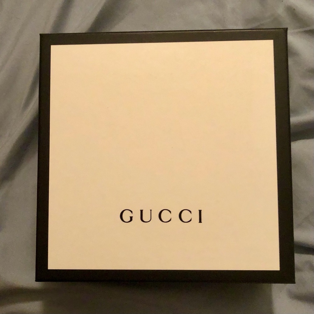 Gucci Box, Satin Pouch, and Official Brand Bag